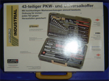 Foto 23650 PKW- und Universalwerkzeugkoffer 43-teilig Proxxon