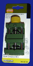 Foto 28132 Maschinenschraubstock MS4 im Halter Proxxon