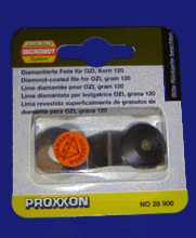Foto  28907 Diamantierte Feile Korn 180 für OZI 220/E Proxxon