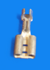 Foto Flachstecker 6,3 mm blank 41729-2