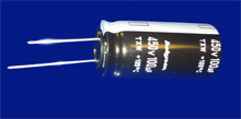Elektrolyt - Kondensator radial 100 µF 450V RM7,5 450TXW100MEFC18X35