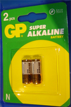 Foto 910A-U2 LR1 size N 1,5V GP Super Alkaline Alkali Lady