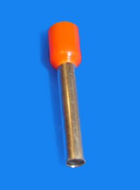 Foto Aderendhülse 4,0 mm isoliert orange