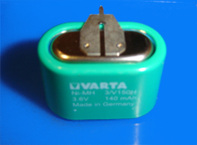 Varta Akku NiMH 3,6V 150mAh Lötfahnen