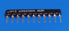 Foto SIL 11 - 1 - Widerstandsnetzwerk 11 Pins 150R