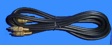 Foto Cinch - Kabel 1,5 m Stecker/Stecker vergoldet