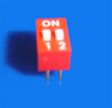 Foto DIP-Schalter RM2,54 2-polig