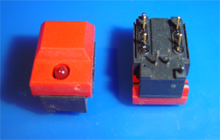 Foto DSL1 Digischalter rot mit LED