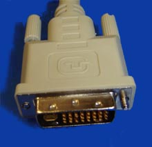 Foto DVI Kabel analog/digital Stecker auf DVI analog/digital Stecker 1,8m DKDD1,8