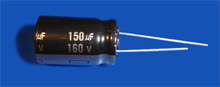 Elektrolyt - Kondensator radial 150 µF 160V