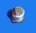 Elektrolyt - Kondensator SMD 100µF 16V LOW E.S.R. 105°C