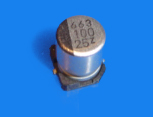 Elektrolyt - Kondensator SMD 100µF 25V LOW E.S.R. 105C