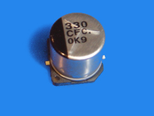Elektrolyt - Kondensator SMD 330&micro;F 16V 105�C