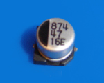 Elektrolyt - Kondensator SMD 47µF 16V 85°C