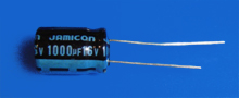 Elektrolyt - Kondensator radial 1000 µF 16V
