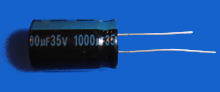 Elektrolyt - Kondensator radial 1000 µF 35V RM5