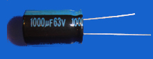 Elektrolyt - Kondensator radial 1000 µF 63V