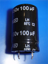Elektrolyt - Kondensator radial 100 µF  350V RM10 Snap-In