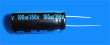 Elektrolyt - Kondensator radial 100 µF 350V