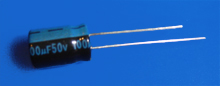 Elektrolyt - Kondensator radial 100 µF 50V RM3,5