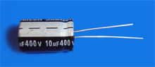 Elektrolyt - Kondensator radial 10 µF 400V