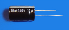 Elektrolyt - Kondensator radial 10 µF 450V