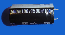 Elektrolyt - Kondensator radial 1500 µF 100V