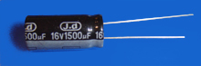 Elektrolyt - Kondensator radial 1500 µF 16V