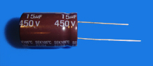 Foto Elektrolyt - Kondensator radial 15 µF 450V