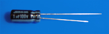 Elektrolyt - Kondensator radial 1,0 µF 100V