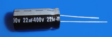 Elektrolyt - Kondensator radial 22 µF 400V
