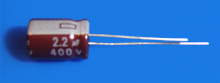 Elektrolyt - Kondensator radial 2,2 µF 400V