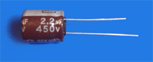 Elektrolyt - Kondensator radial 2,2 µF 450V 105C 10 x 12 mm