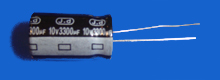 Elektrolyt - Kondensator radial 3300 µF 10V