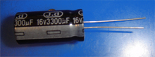 Elektrolyt - Kondensator radial 3300 µF 16V