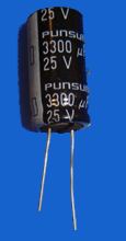 Elektrolyt - Kondensator radial 3300 µF 35V