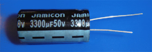 Elektrolyt - Kondensator radial 3300 µF 50V
