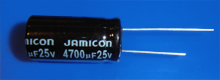 Elektrolyt - Kondensator radial 4700 µF 25V