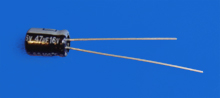 Elektrolyt - Kondensator radial 47 µF 16V