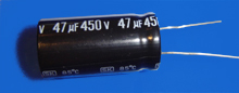 Elektrolyt - Kondensator radial 47 µF 250V