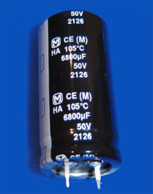 Elektrolyt - Kondensator radial 6800 µF 63V ECOS1HA682CA