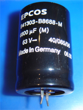Elektrolyt - Kondensator radial 6800 µF 63V