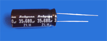 Elektrolyt - Kondensator radial 680 µF 35V