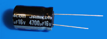 Elektrolyt - Kondensator radial 10000 µF 25V
