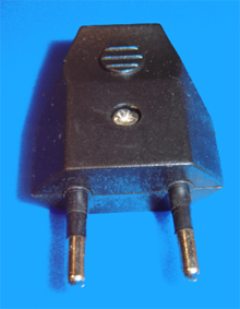 Foto Eurostecker schwarz