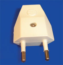 Foto Eurostecker weiss