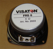 Foto FRS8 4Ohm Visaton Rückseite