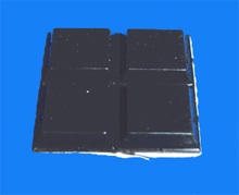 Foto Ger&auml;tefuss selbstklebend 12,7 x 3,1mm zylindrisch