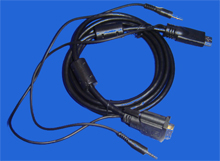 Foto HDMI-DVI-Kabel 2m HDMI-Stecker 19pol / DVI-Stecker 18+1pol mit Audioleitung
