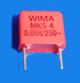 Foto Kondensator radial 0,068 µF 250 V  RM 7,5